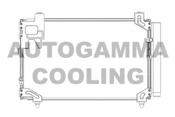 AUTOGAMMA 104920 Condenser, air conditioning